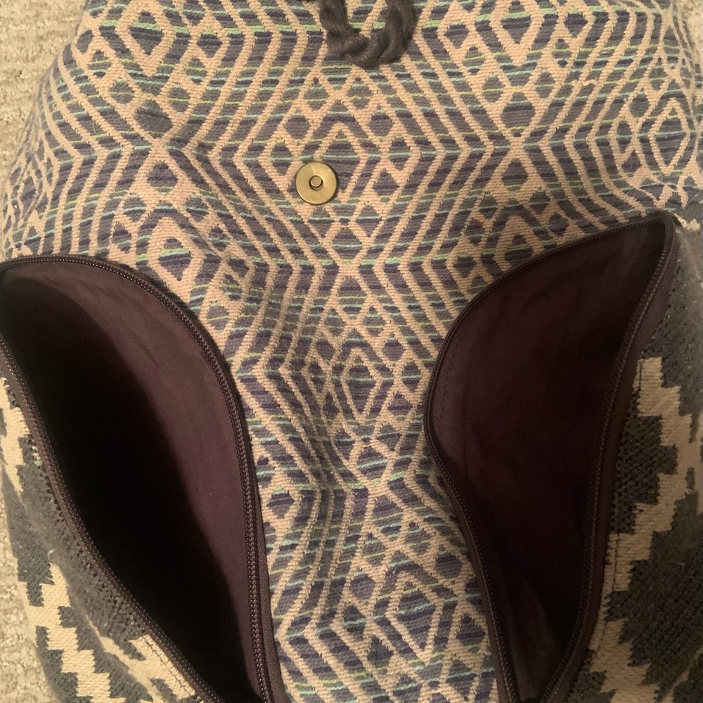 Geometric Patterned Backpack - image 7